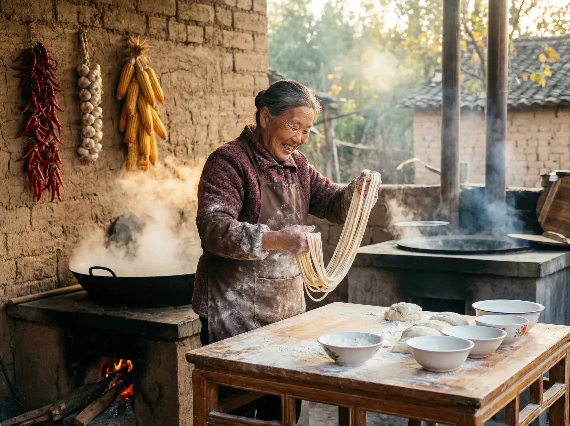农家大嫂手擀面 - 湄公河大案全集下载 乡村美食